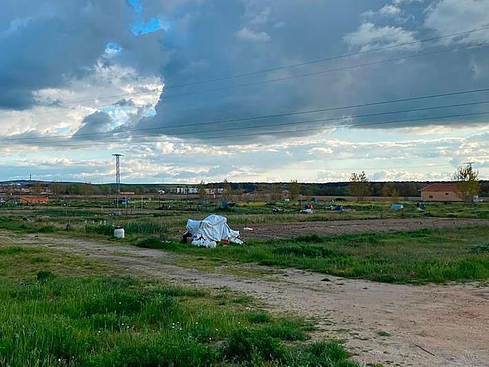 Los huertos de Villamayor de Armuña se encuentran junto a la ribera del río