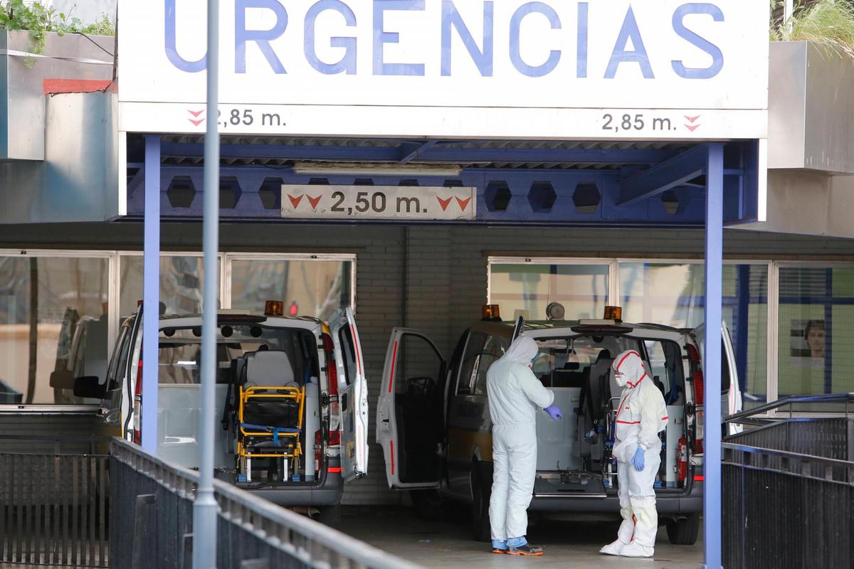 Urgencias el hospital Virgen de la Vega.
