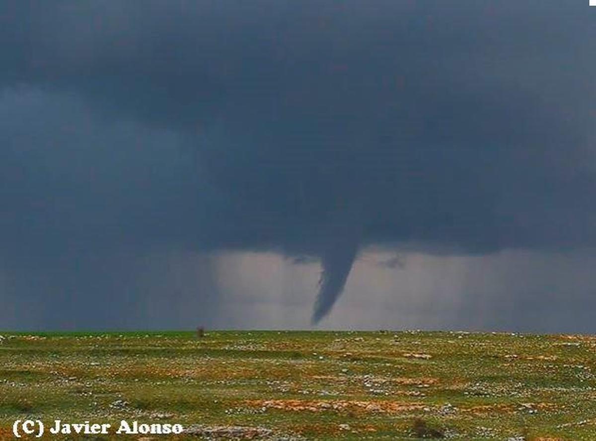 Imagen de una tuba que se pudo ver en el nordeste de Segovia