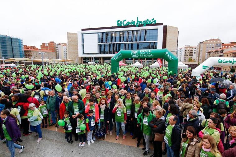 Un momento de la marcha contra el cáncer celebrada el año pasado