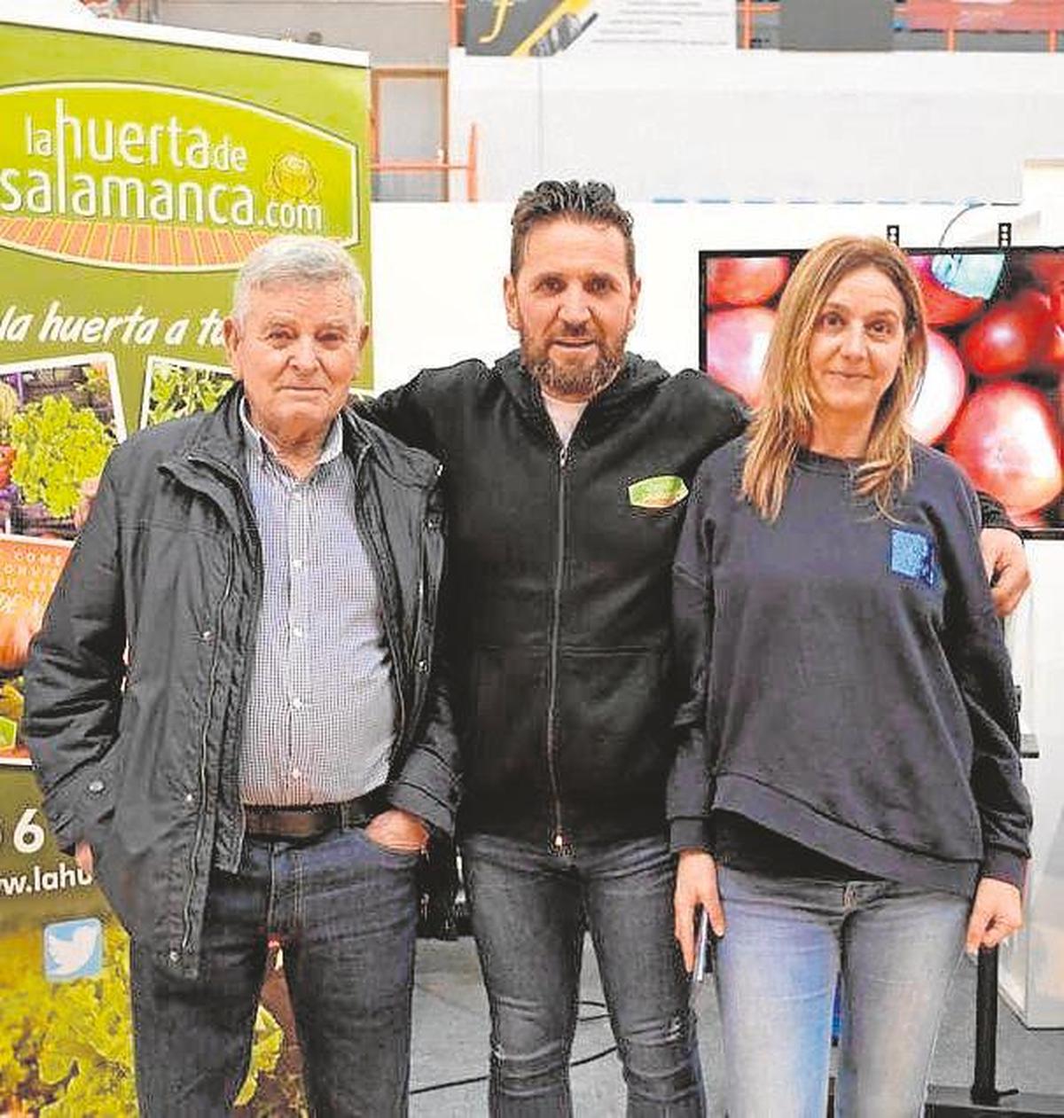 Tomás Moral, Félix Moral y Rosa Sánchez.