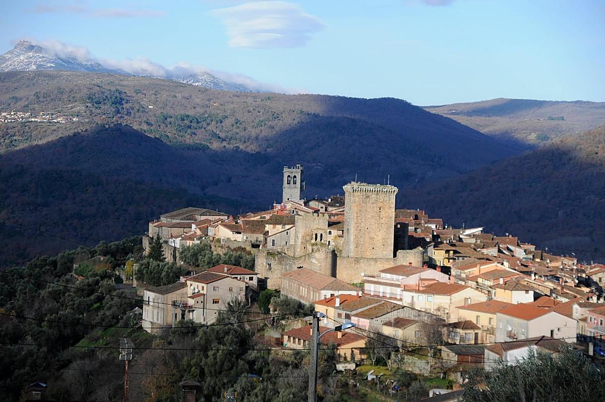 Vista de Miranda del Castañar.