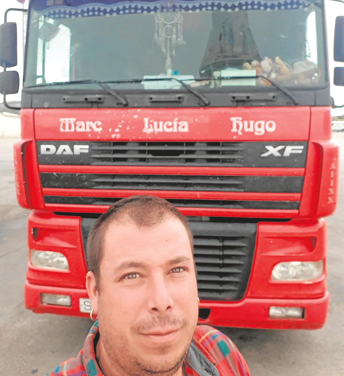 Enrique Molinero en un descanso de una de sus rutas.