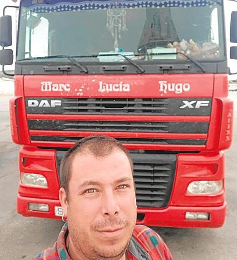 Enrique Molinero en un descanso de una de sus rutas.