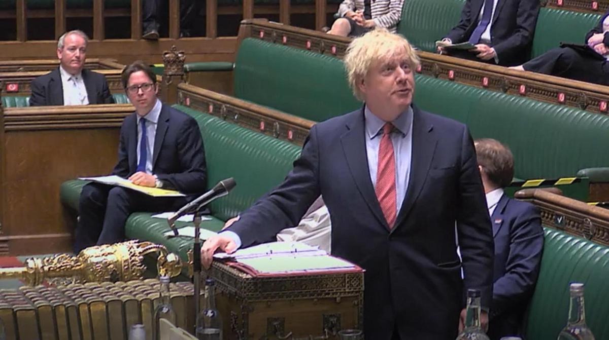 El primer ministro, Boris Johnson.