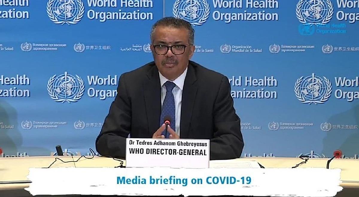 El director general de la Organización Mundial de la Salud (OMS), Tedros Adhanom Ghebreyesus.