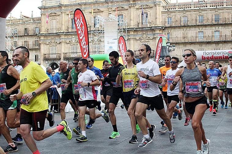 Carrera contra la violencia de género en Salamanca.