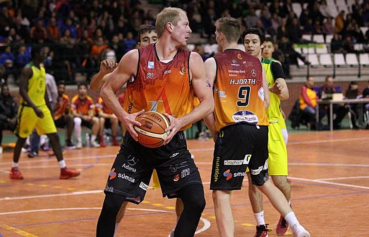 Ryan Bruns, en un partido de esta temporada.