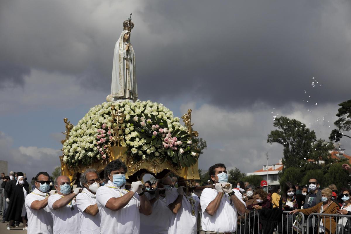 Procesión de la Virgen de Fátima.