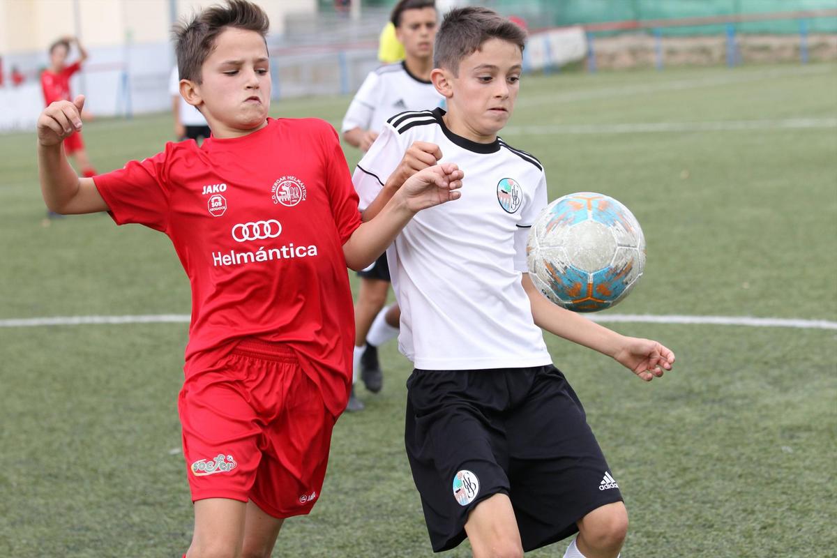 Partido de alevines entre el Hergar y el Salamanca UDS.