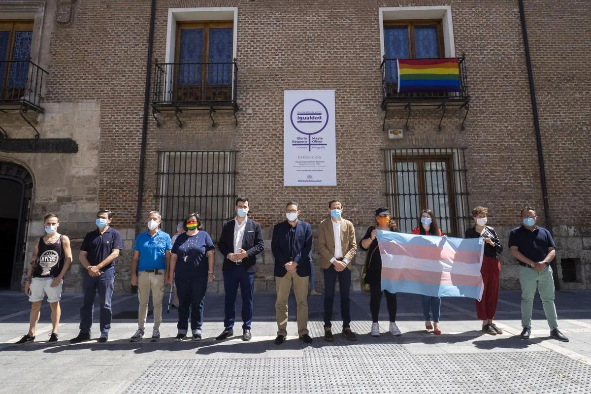 Imagen del acto celebrado en el Palacio de Pimentel con motivo del Orgullo.