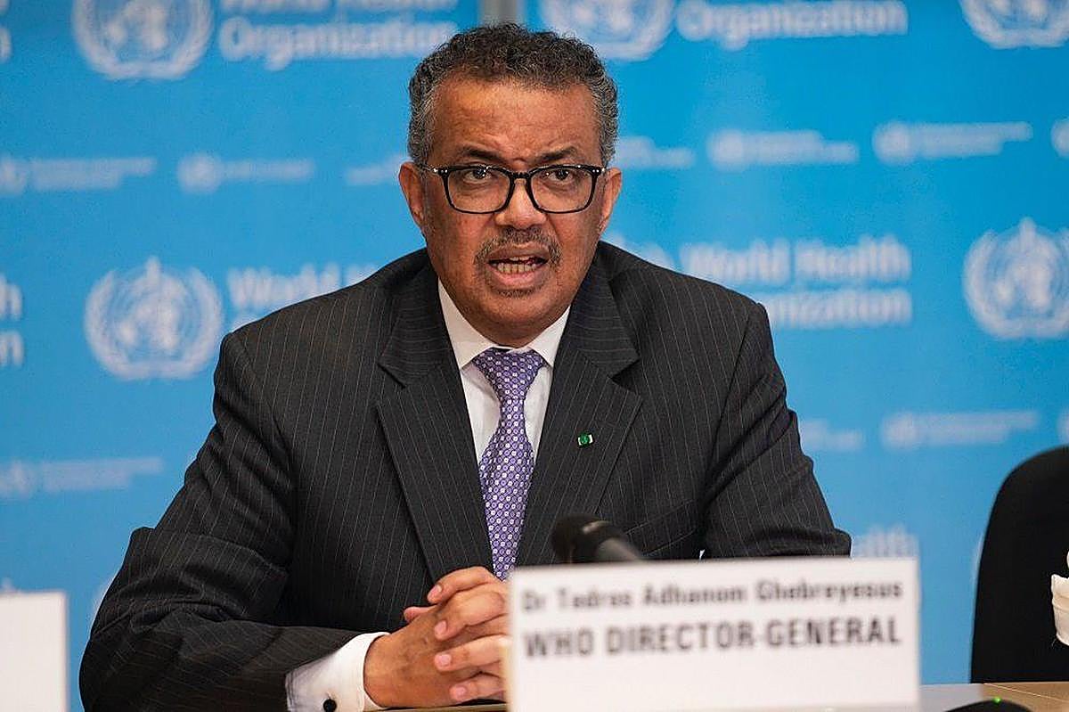 El director general de la Organización Mundial de la Salud (OMS), Tedros Adhanom.