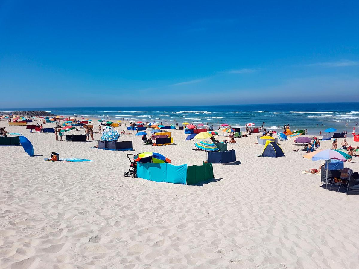 Playa de Costa Nova, una de las más visitadas por los salmantinos.