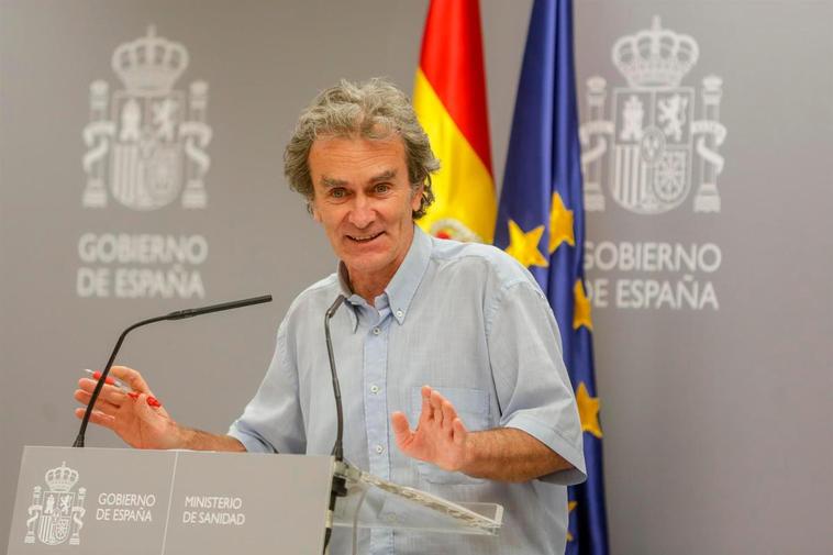 Fernando Simón durante una rueda de prensa