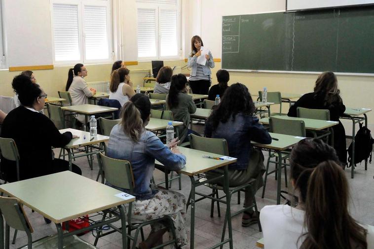 Oposiciones de maestro de Educación Infantil en febrero de este año.