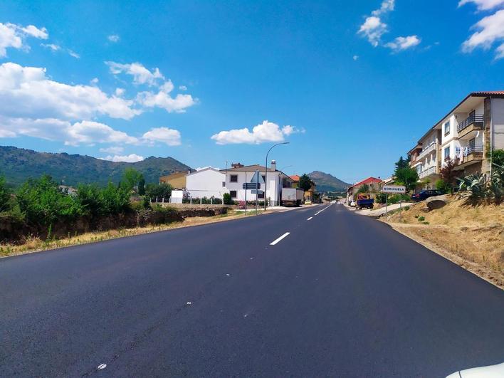 La Junta culmina la mejora de 6 kilómetros de vía entre Sorihuela y Santibáñez de Béjar