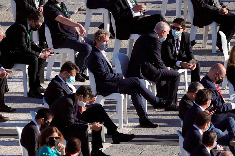 Fernando Simón, en la ceremonia de Estado para homenajear a las víctimas de la pandemia de Covid-19