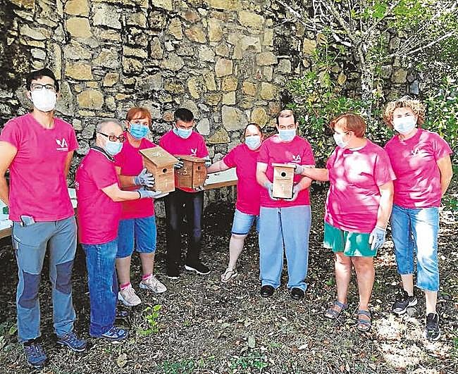 Actividad de la Casa del Parque con Asprodes-El Telar.