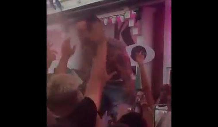 Captura de pantalla del vídeo que ha sido masivamente compartido en Twitter.