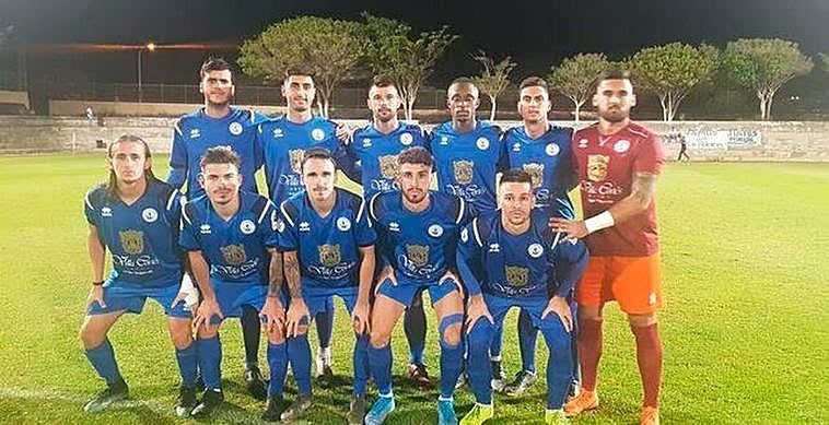 El CD Marino posa antes de un partido de la temporada 2019-2020.