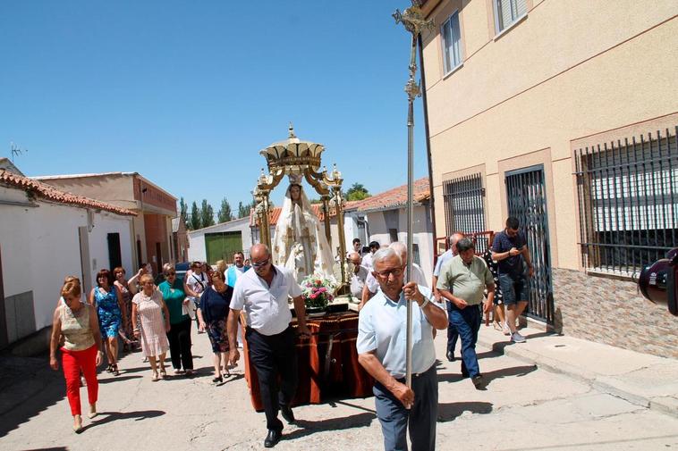 La procesión con la patrona no se realizará este miércoles.