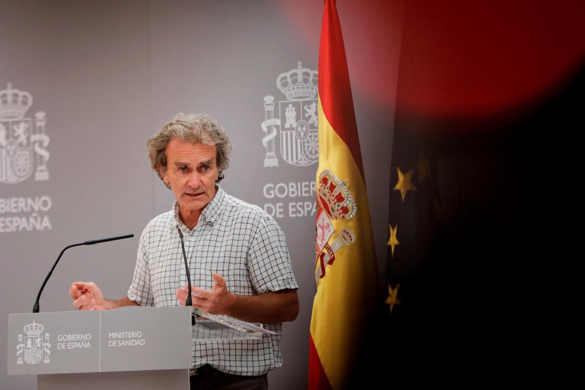 Fernando Simón en rueda de prensa.