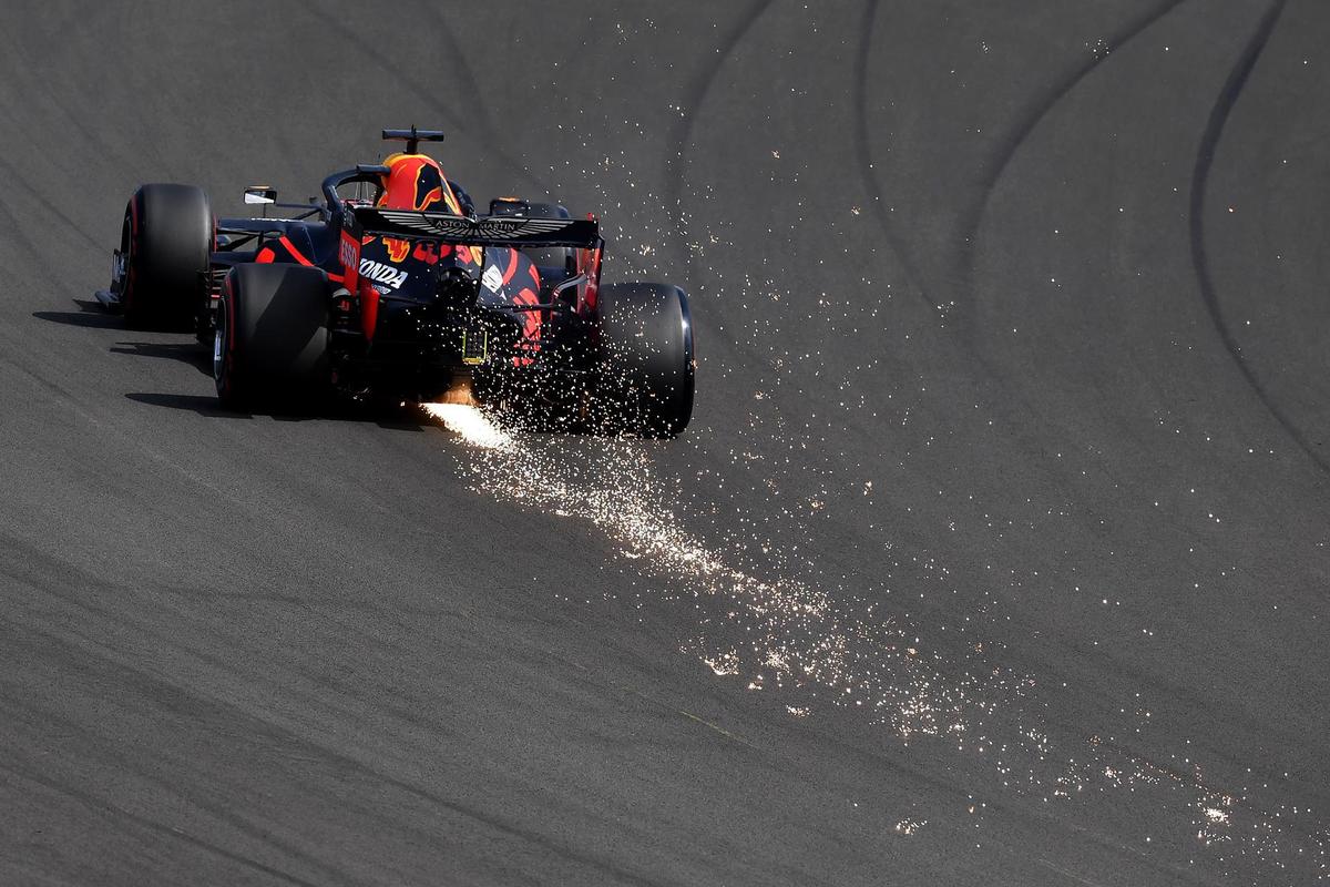 Max Verstappen durante el Gran Premio 70 Aniversario.