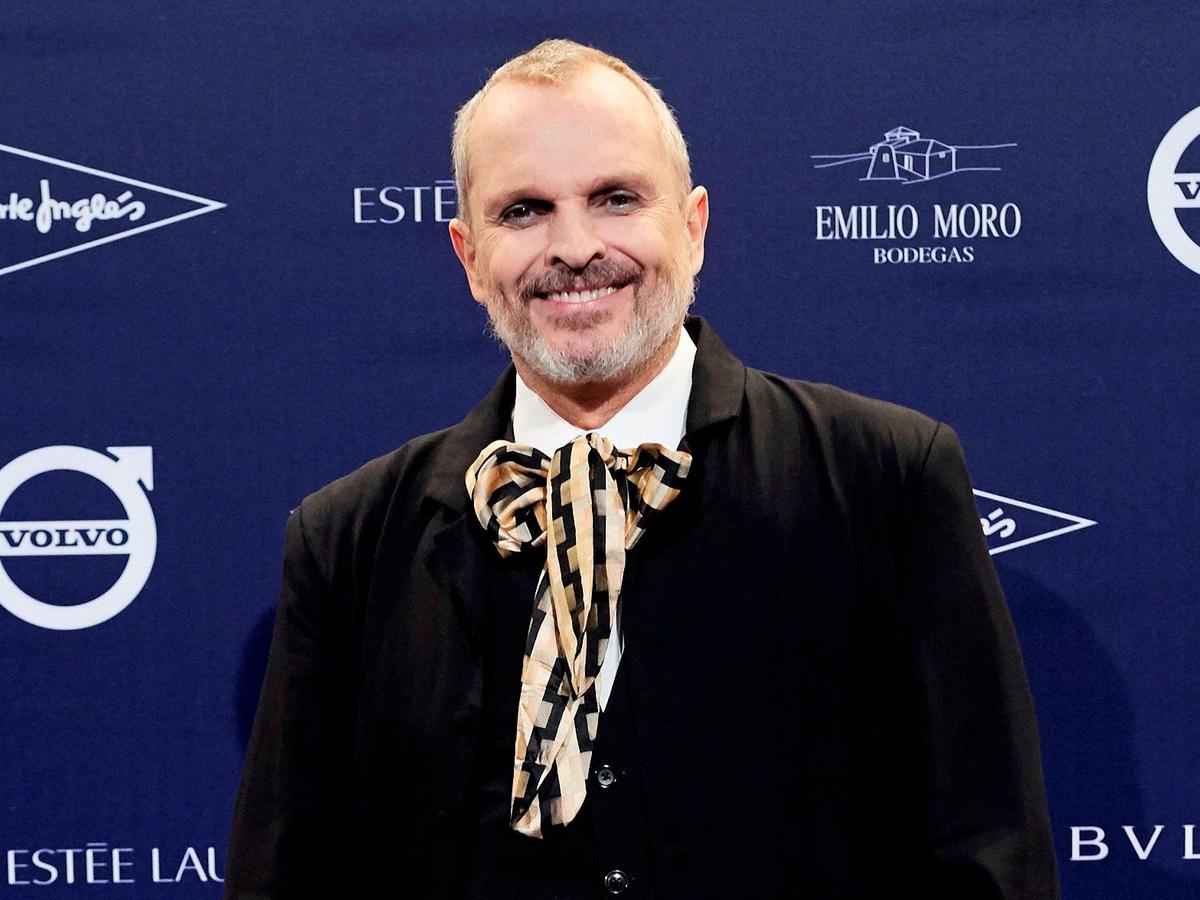 El cantante Miguel Bosé.