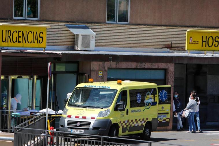 Uno de los heridos fue trasladado al Complejo Hospitalario de Salamanca