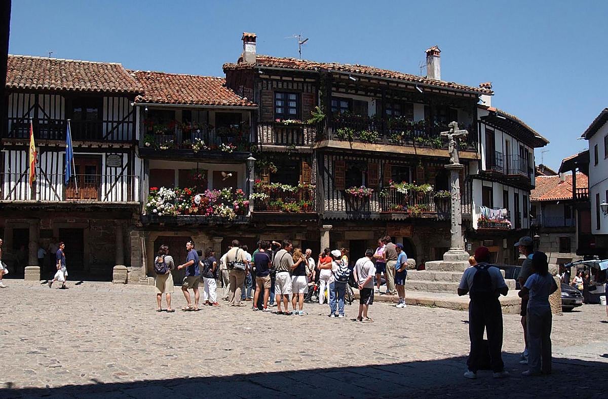 Imagen del municipio salmantino de La Alberca.
