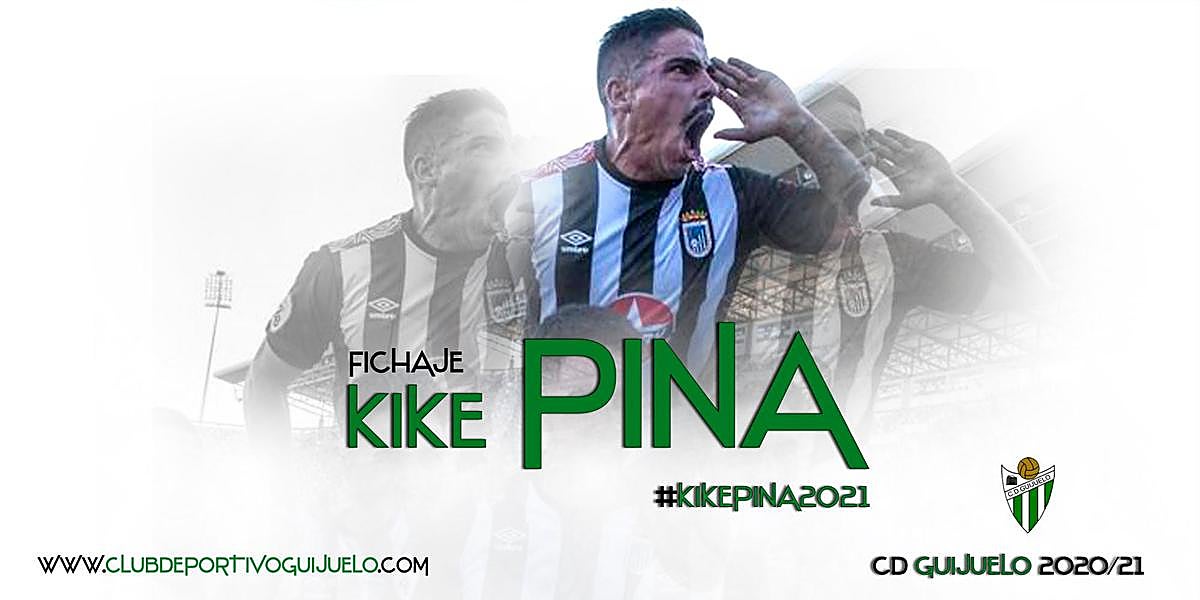 Anuncio del fichaje de Kike Pina.