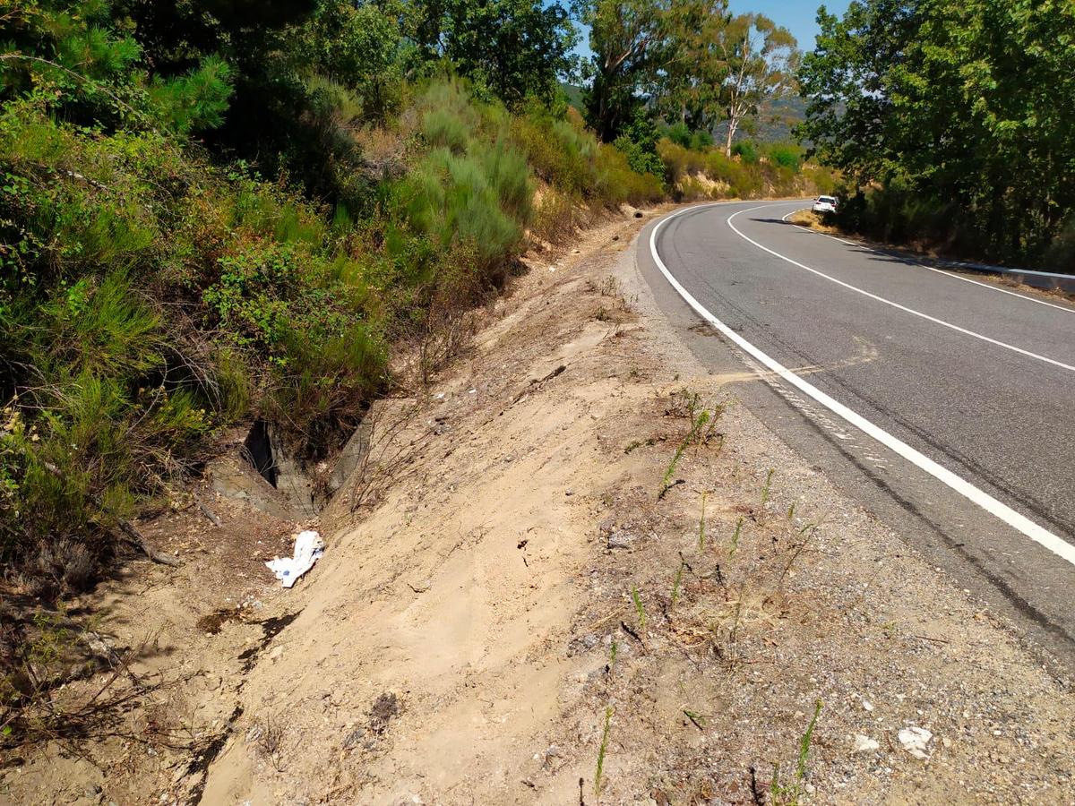 El conductor tuvo el accidente en la carretera SA-220