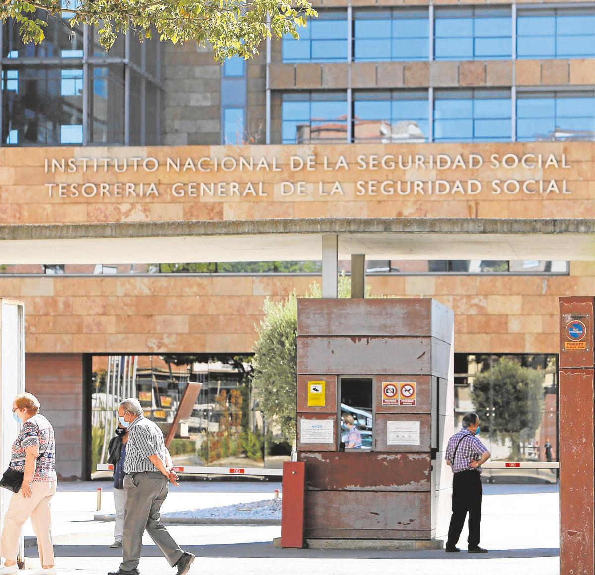 Sede de la Seguridad Social en Salamanca, en el paseo Canalejas.