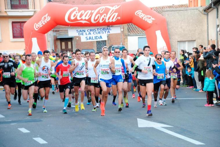 Carrera popular celebrada en San Cristóbal de la Cuesta