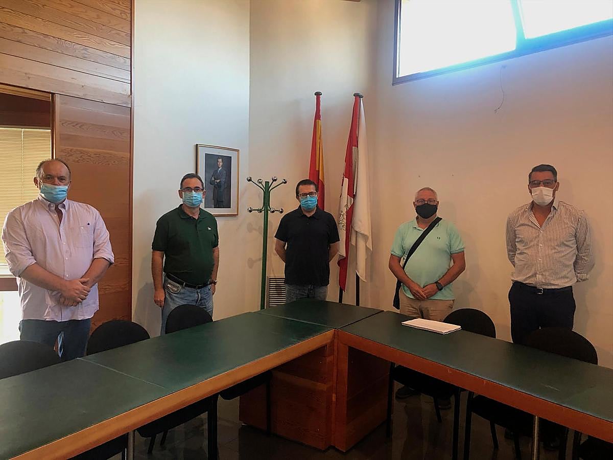 Alfonso Carrascal, Guillermo Bueno y Ángel Peralvo.