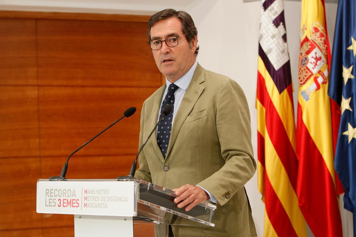 Antonio Garamendi, presidente de la CEOE.