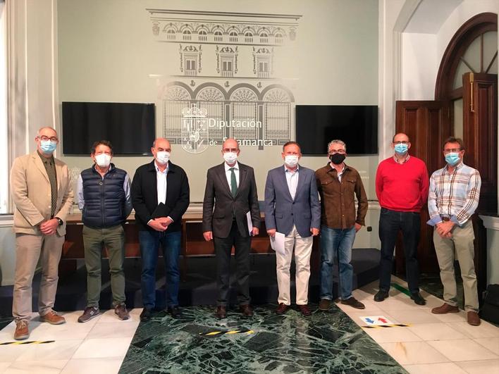 Reunión del consorcio Girsa celebrada ayer por la mañana en La Salina.