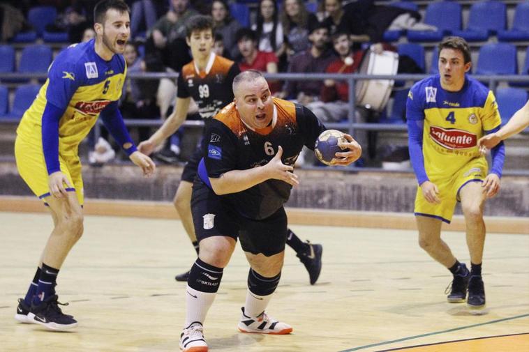 Partido del Balonmano Salamanca la pasada campaña.