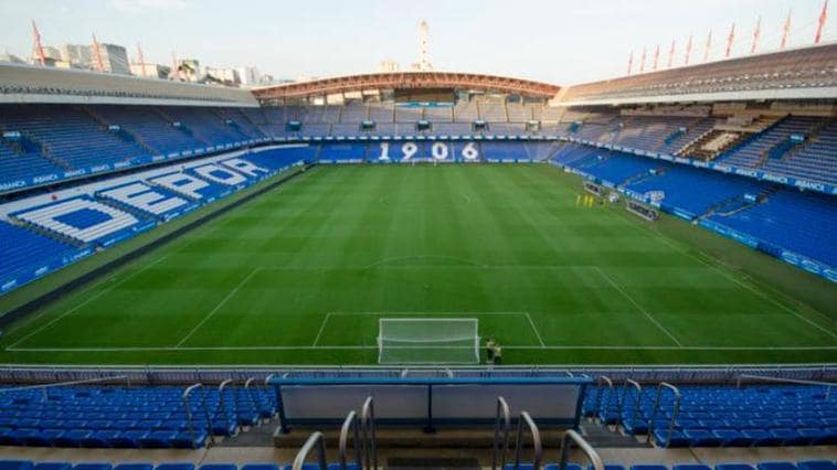 Estadio Riazor en La Coruña, donde debutará en Liga el Salamanca.