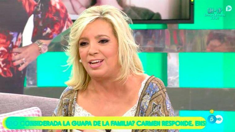 Carmen Borrego, en ‘Sálvame’.