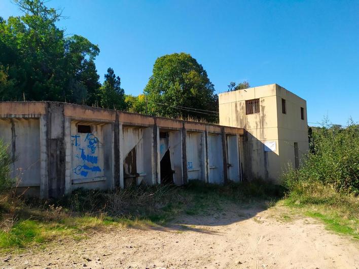 Imagen del depósito de agua de Béjar existente en el paraje de Llano Alto