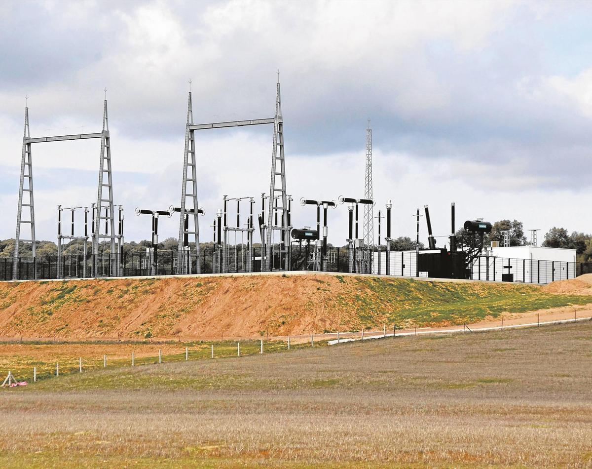 La nueva subestación eléctrica de Ciudad Rodrigo, parte de la obra de Adif.