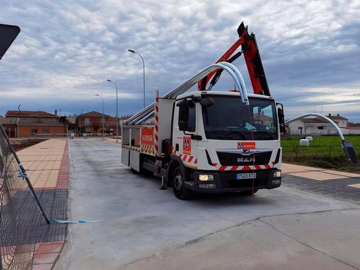 Imagen de la nueva calle de Villoria.