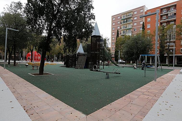 La plaza de Barcelona, escenario de la detención