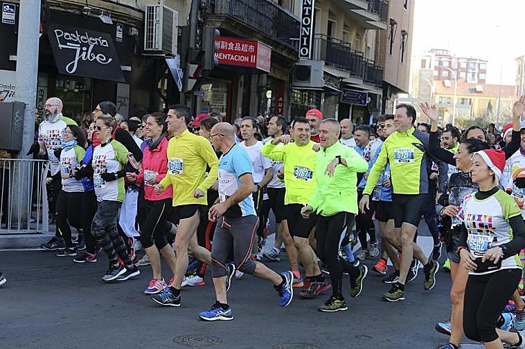 Carrera de la San Silvestre en Salamanca el año pasado.