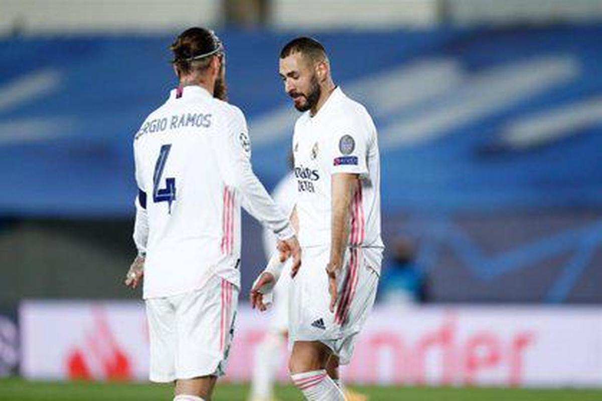 Karim Benzema y Sergio Ramos.