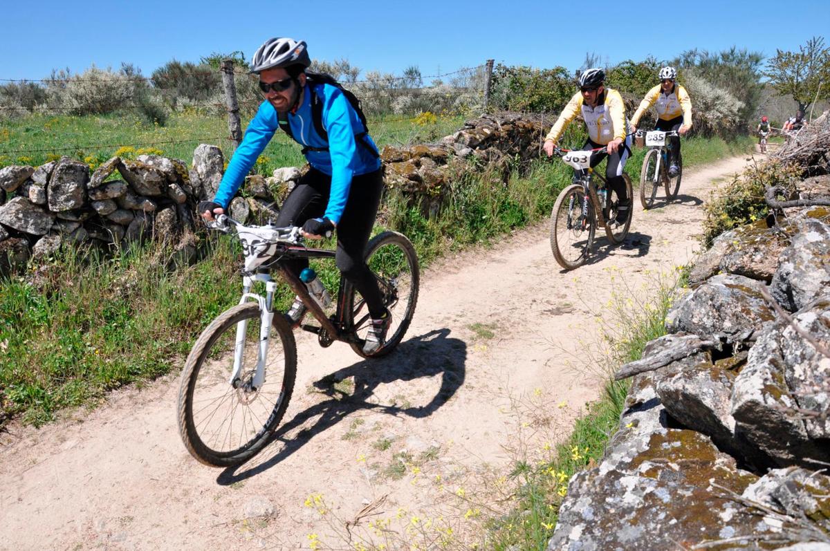 Una prueba BTT en la provincia de Salamanca.