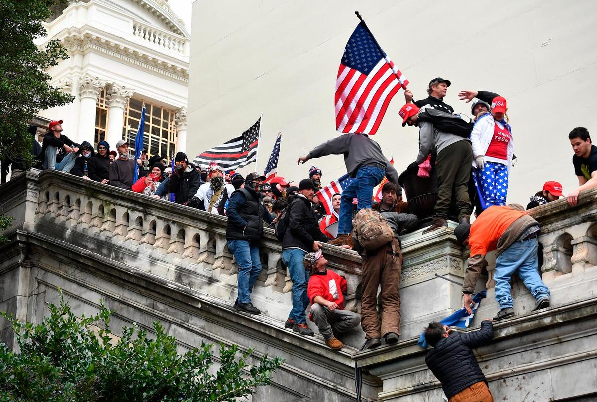 Los partidarios de Trump en el asalto al Capitolio