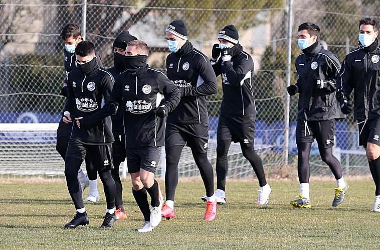 Entrenamiento del Unionistas.