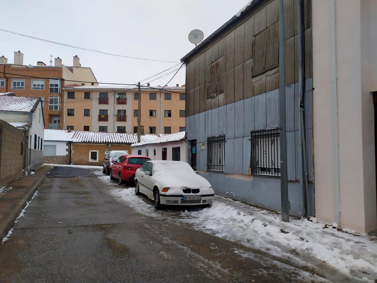 Vivienda de dos plantas en la que sucedieron los hechos en la calle Galicia de Guijuelo.